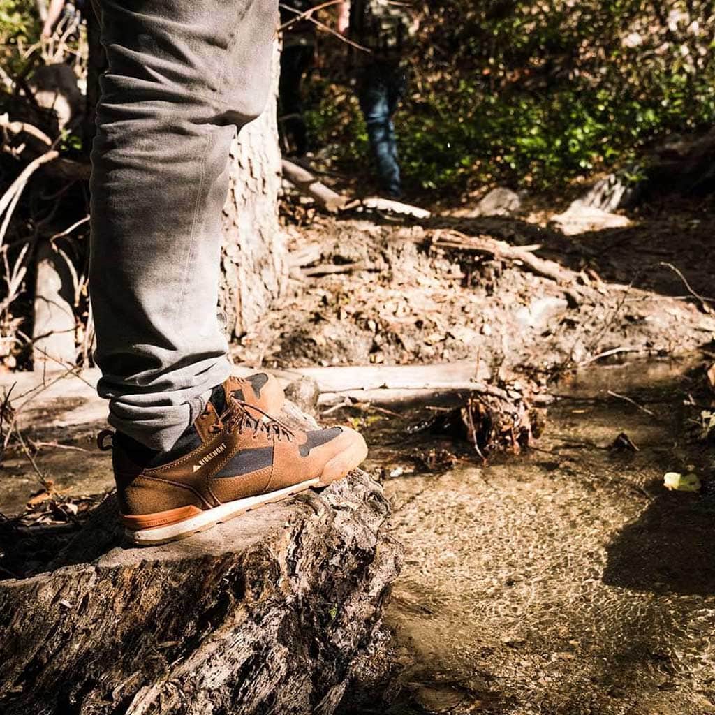 Ridgemont Footwear Monty Hi : Brown/Orange