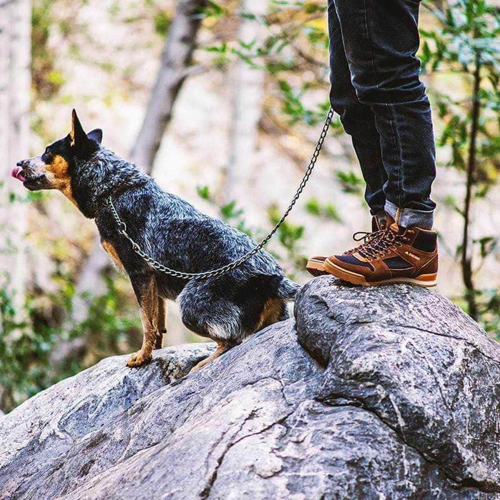Ridgemont Footwear Monty Hi : Brown/Orange