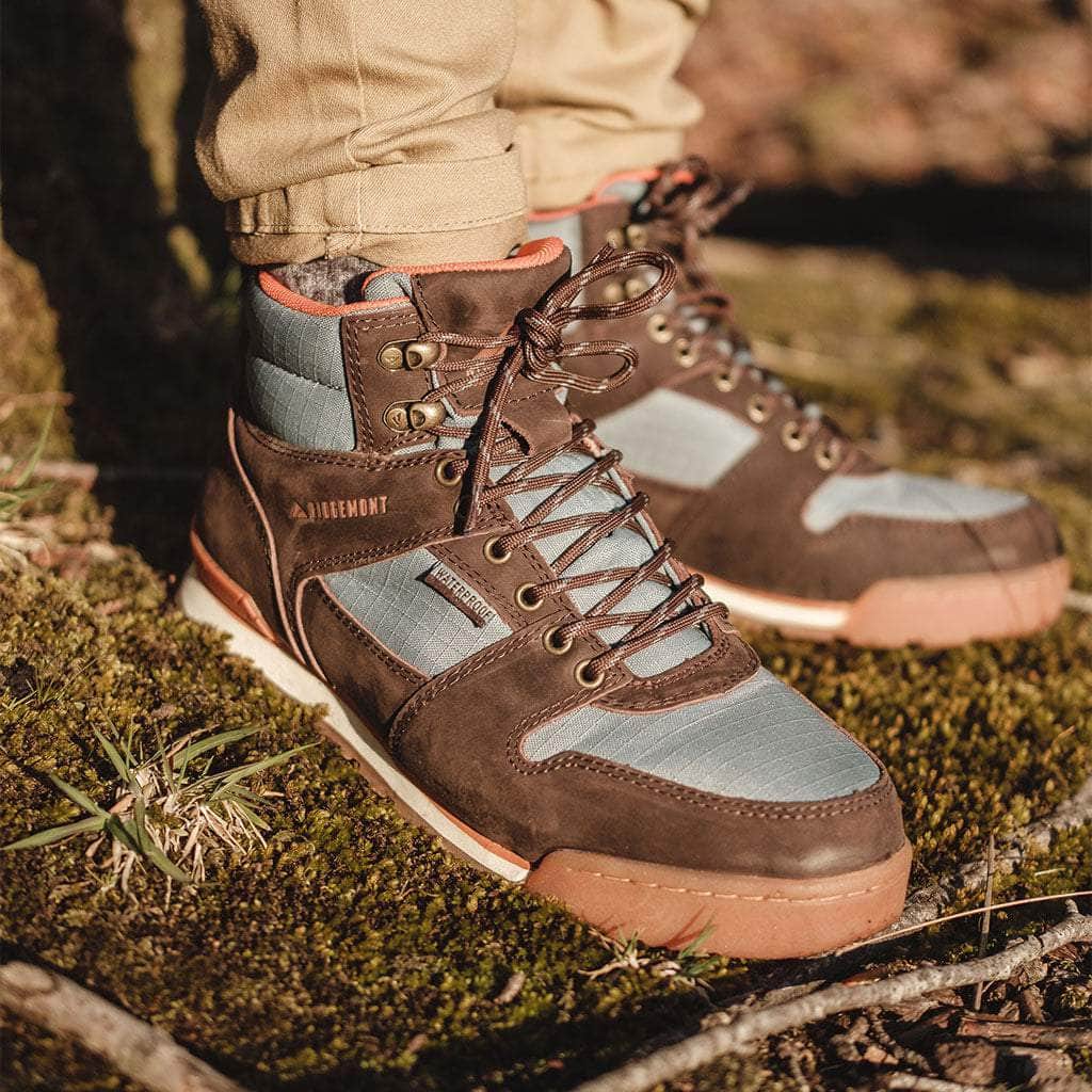 Ridgemont Footwear Monty Hi WP : Brown/Fog