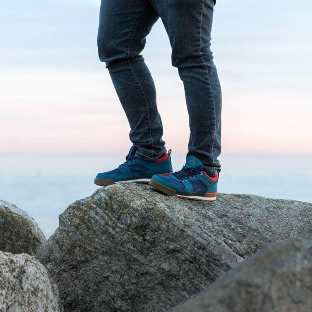 Ridgemont Footwear Monty Lo WP : Navy/Orange