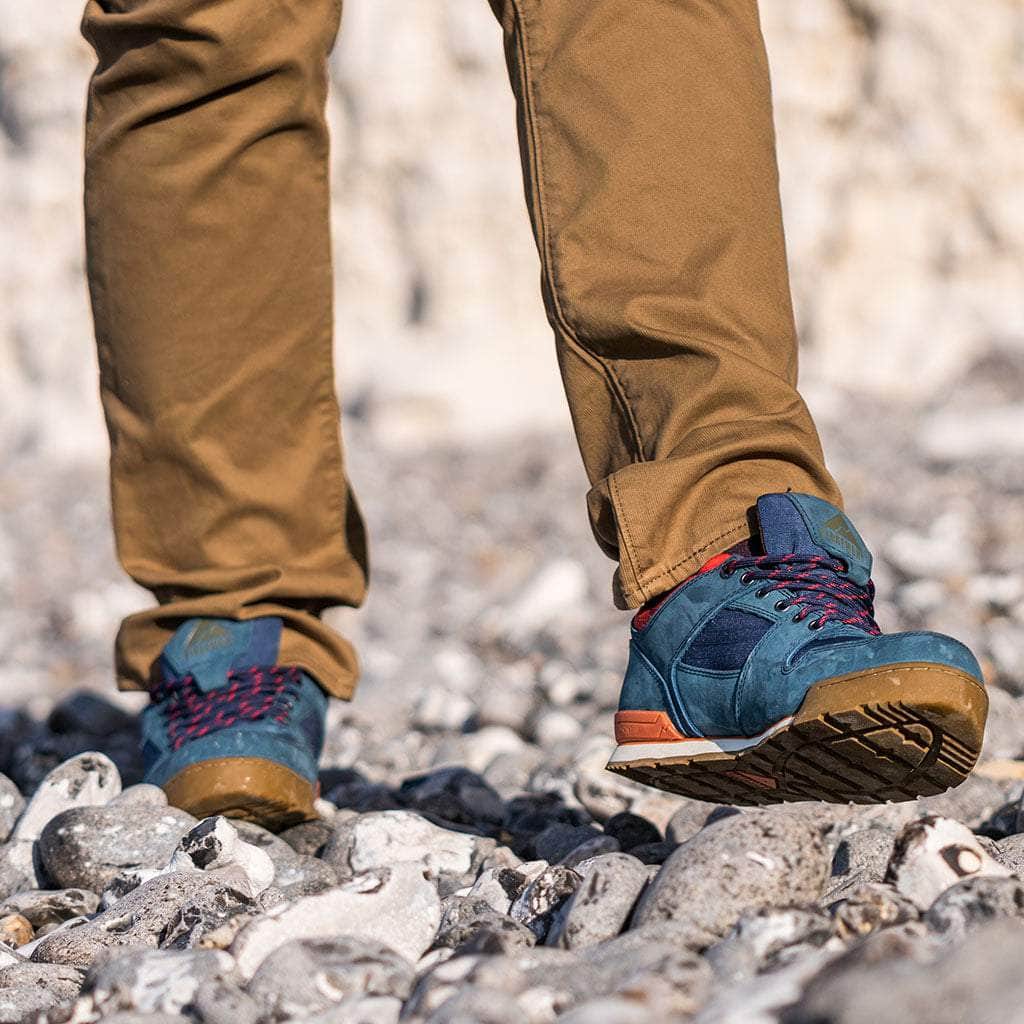 Ridgemont Footwear Monty Lo WP : Navy/Orange