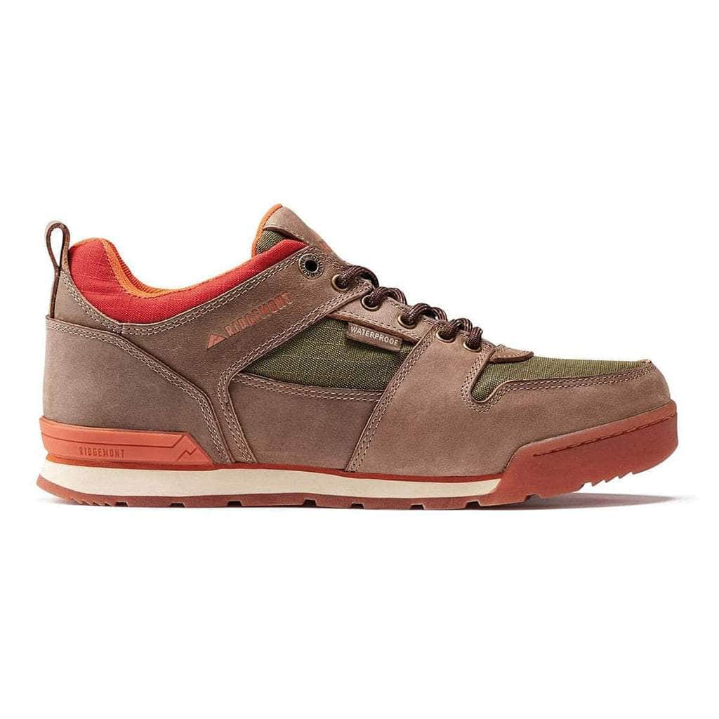 Ridgemont Outfitters Footwear Monty Lo WP - Brown/Olive