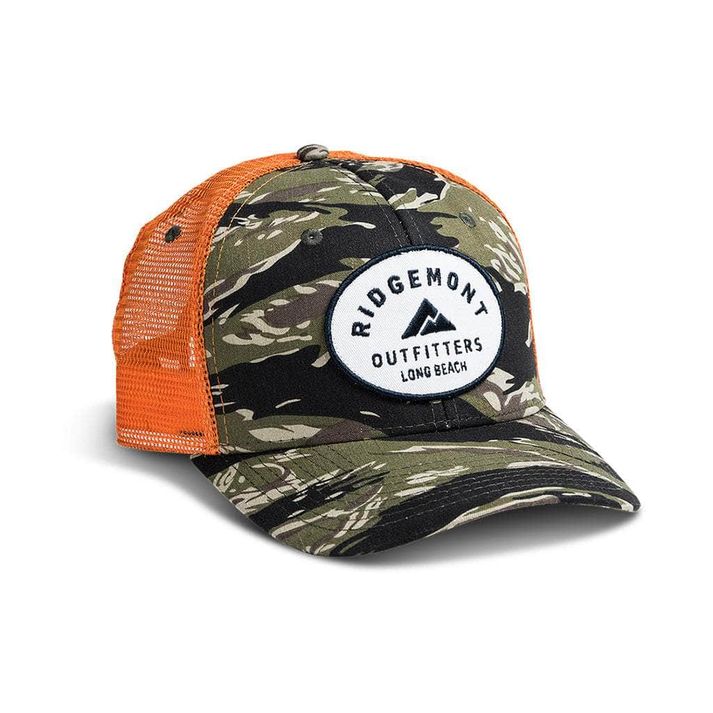 Ridgemont Apparel & Accessories Camo/Orange / One Size Good Times Hat - Camo/Orange