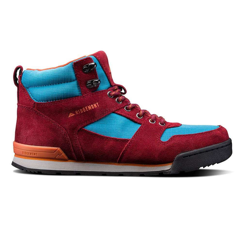 Ridgemont Footwear Burgundy/Sky / UK4 Monty Hi : Burgundy/Sky