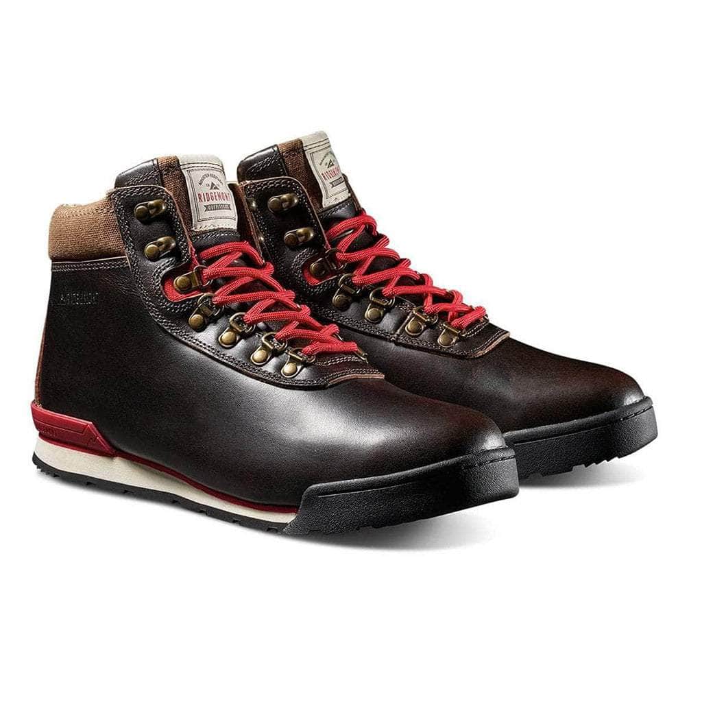 Red hiking boots clearance