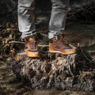 Ridgemont Footwear Monty Hi : Brown/Orange