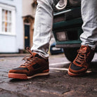 Ridgemont Footwear Monty Lo : Brown/Orange
