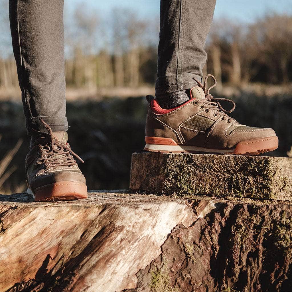 Ridgemont Footwear Monty Lo WP : Brown/Olive