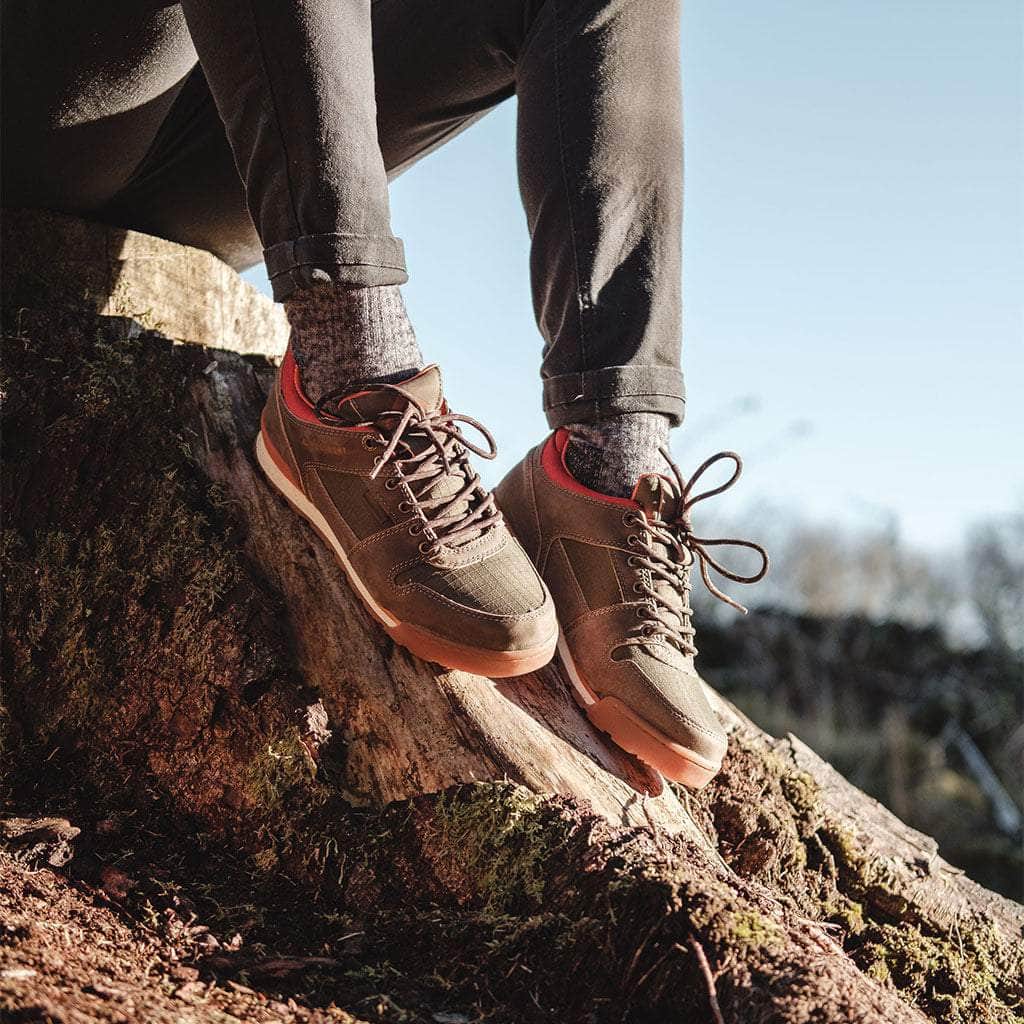 Ridgemont Footwear Monty Lo WP : Brown/Olive