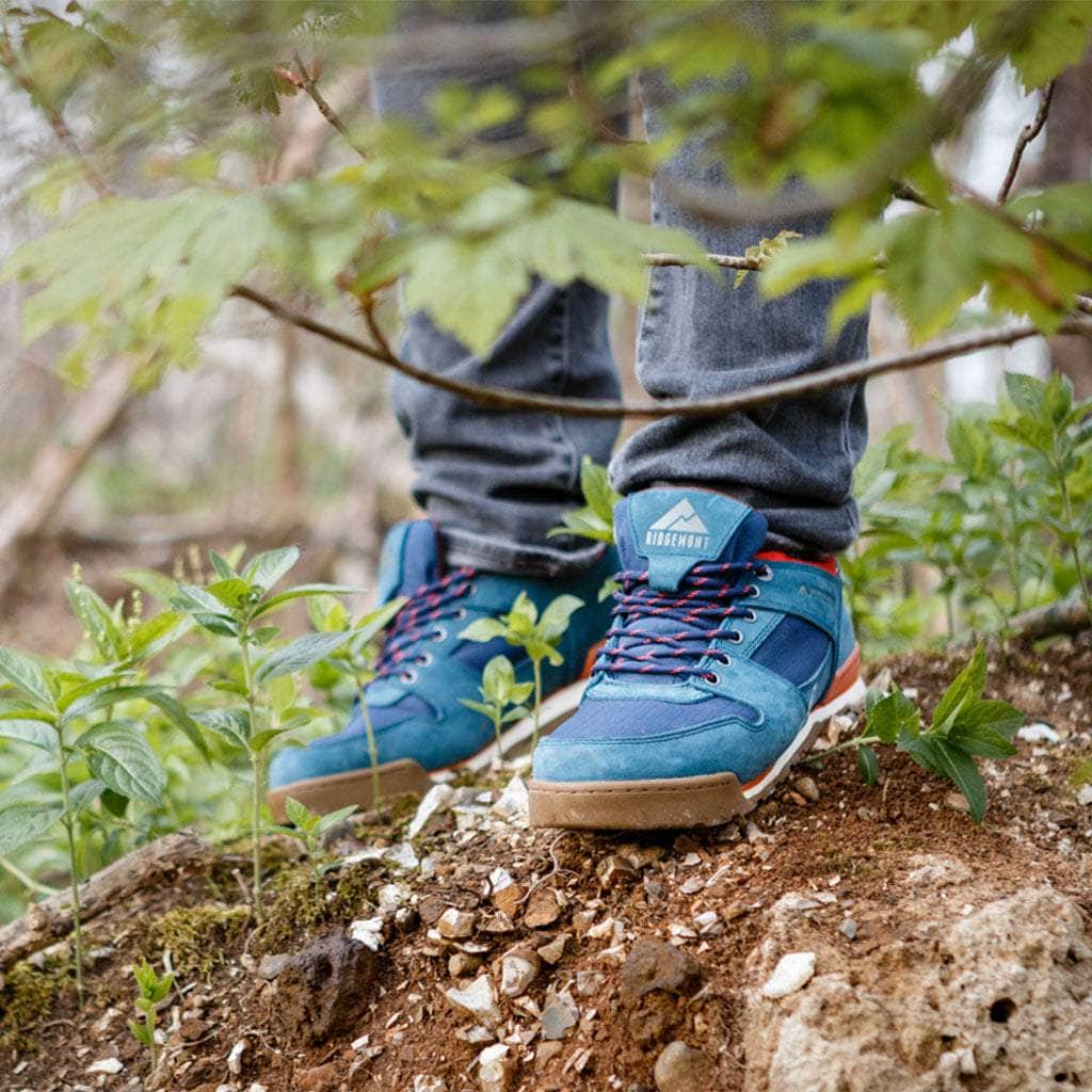 Ridgemont Footwear Monty Lo WP : Navy/Orange