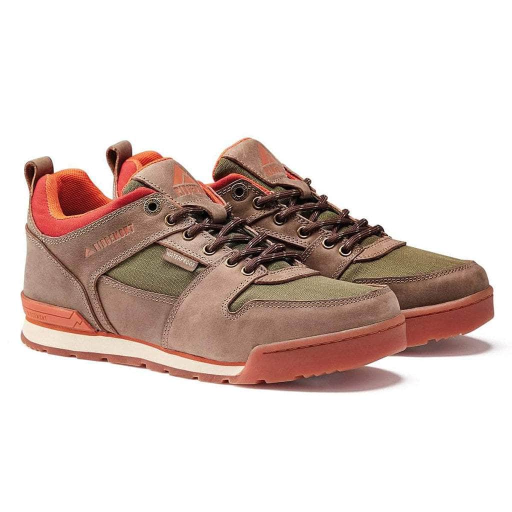Ridgemont Outfitters Footwear Monty Lo WP - Brown/Olive