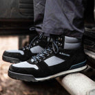 Ridgemont UK Footwear Monty Hi : Black/Charcoal/Slate
